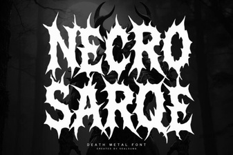 Necrosarqe Fonts for Creative Typography Projects