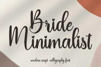 Minimalist Fonts for Wedding Stationery Design