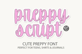 Preppyscript: Friendly Creative Font Styles