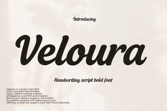 Veloura Font for Creative Projects