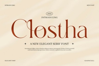 Design with Clostha: Fonts for Modern Projects